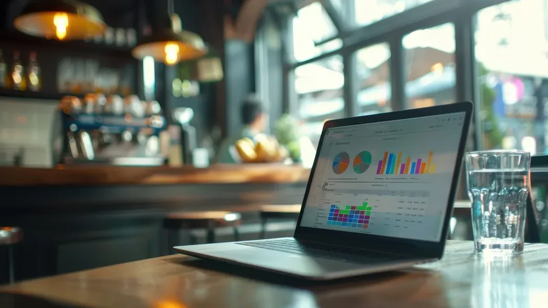 A restaurant marketing workflow mapped across tools